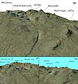 Ben Lawers 3D map