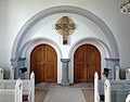 Rø Kirke. Interior, entrance