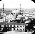 Exterior aerial shot of Süleymaniye Mosque, 1903. Brooklyn Museum Archives, Goodyear Archival Collection