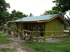 Maison du projet Seacology, village de Sanoa.