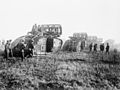 Britische Panzer mit Faschinen 1918 (WK1) (6-Seit-Prismen)