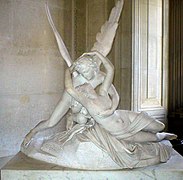 Psique alicada pol besu del amor, Canova.