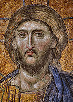 Christ Pantocrator (Deesis mosaic detail)