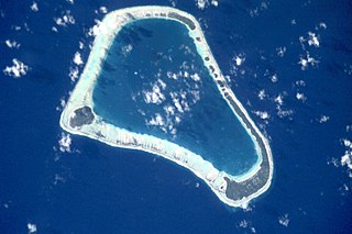 NASA-Bild des Atolls