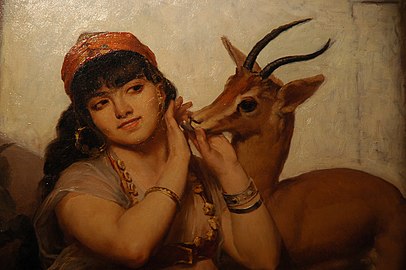 Jeune fille à la gazelle Musée des Beaux-Arts de Narbonne