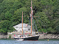 Ketch à Fowey (Cornouaille, Royaume Uni)