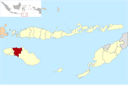 Reggenza di Sumba Centrale – Mappa