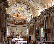 Intérieur de l'église San Mauro.