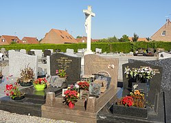 Tombe de René Charlet au cimetière de Paillencourt.