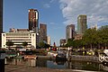 Rotterdam-Leuvehaven, Blick vom Museum (Mariteim Museum) auf den Wijnhaven