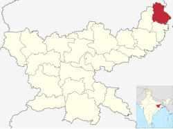 Jharkhand میں محل وقوع