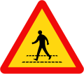 224: Pedestrian crossing ahead