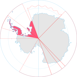 Britanya Antarktika Toprakları haritadaki konumu
