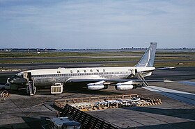 Un Boeing 707-329 de Sabena, similaire à celui impliqué dans l'accident.
