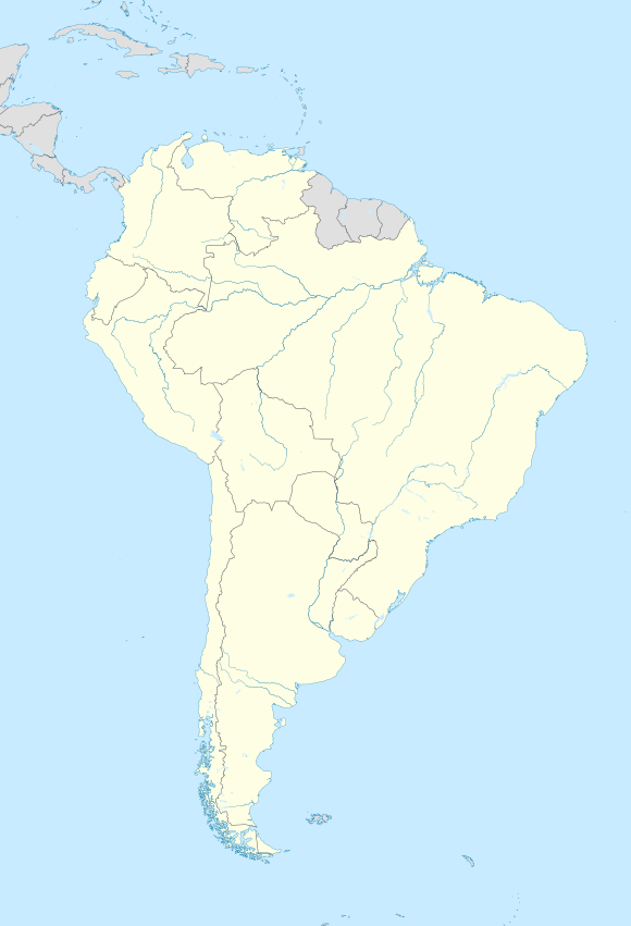 Copa Libertadores 1980 está ubicado en América del Sur