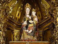 Virgen medieval del retablo mayor