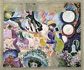 Robert Delaunay, 1906, Carousel of Pigs (Manège de cochons), oil on canvas, 113.7 × 130.8 cm, Solomon R. Guggenheim Museum