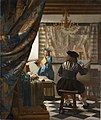 El arte de la pintura, de Vermeer, ca. 1666-1668.