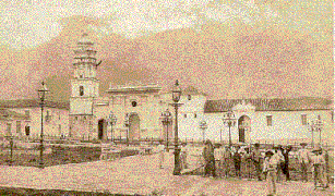 A Catedral basílica menor da Imaculada Concepção em 1899