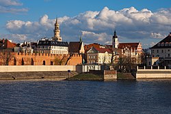 Historické centrum nad Odrou