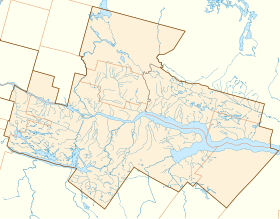 (Voir situation sur carte : région métropolitaine de Saguenay)