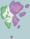 Carte des aires protégées du Svalbard.