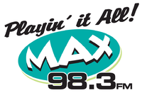 Max 98.3 rebranded logo, 2006 - 2021