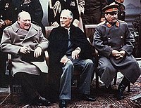 The three principals at Yalta, 1945