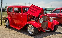 1932 Ford Tudor Sedan Hot Rod with Big Block Ford Engine