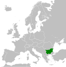 Location of Bolgariya Xalq Respublikasi