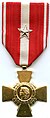 Croix de la valeur militaire avec étoile d'argent