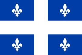 Drapeau du Québec.