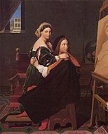 Рафаэль и Форнарина, 1814, Музей Фогга, Гарвардский университет