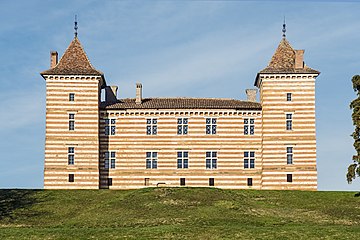 La façade sud-ouest.