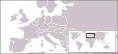 Tyskland efter andra världskriget, 1949, med Saar i lila