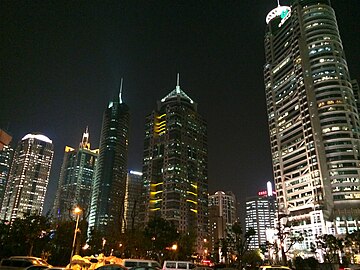 Lujiazui at night