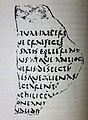 Fragment De bellis Macedonicis, 1./2. Jahrhundert, Übergang zur Unziale.