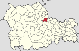 Location in Neamț County