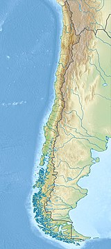 Map showing the location of Área Costera Protegida Punta Curiñanco