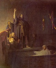 Resurrection of Lazarus, by Rembrandt