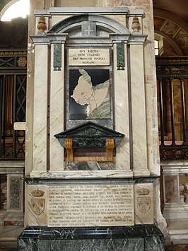 Graftome van Eugenio Ruspoli in de Santa Maria in Aracoeli in Rome.