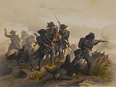 Épisode de Rivoli Veronese, 1re journée de la bataille de Custoza (1848).