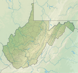 Location of the pond in West Virginia.