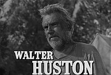 Walter Huston en 1935 en a cinta The Treasure of the Sierra Madre.