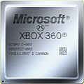 An illustration of the XCGPU in Microsoft's Xbox 360S with heatspreader