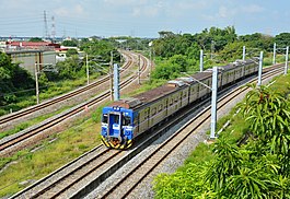 An EMU500 series train running on the Chengzhui Line