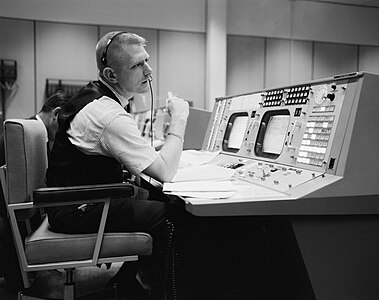 Gene Kranz, by NASA (restored by Adam Cuerden)