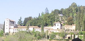 Generalife sett från Alhambra