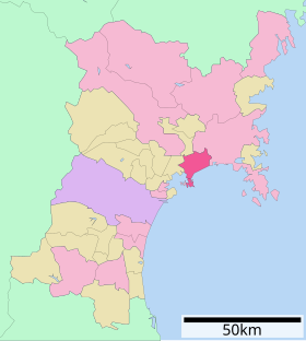 Localização de Higashimatsushima