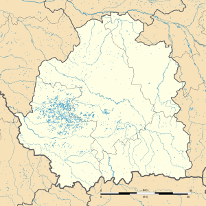 博米耶在安德尔省的位置